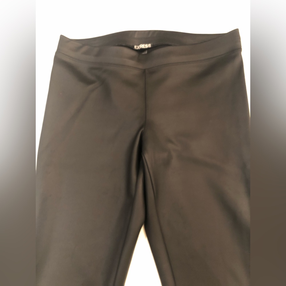 Express faux leather leggings